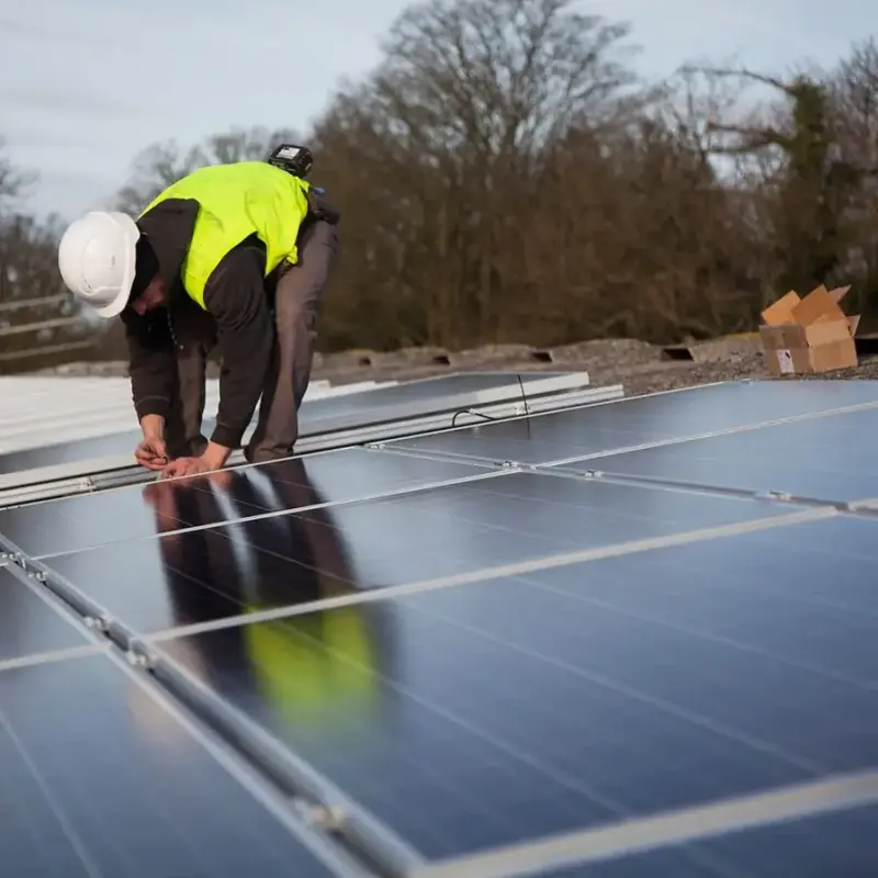 Tramitación de una subvención para una instalación solar
