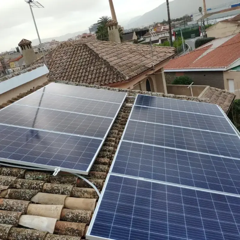 Instalación fotovoltaica de autoconsumo sobre cubierta
