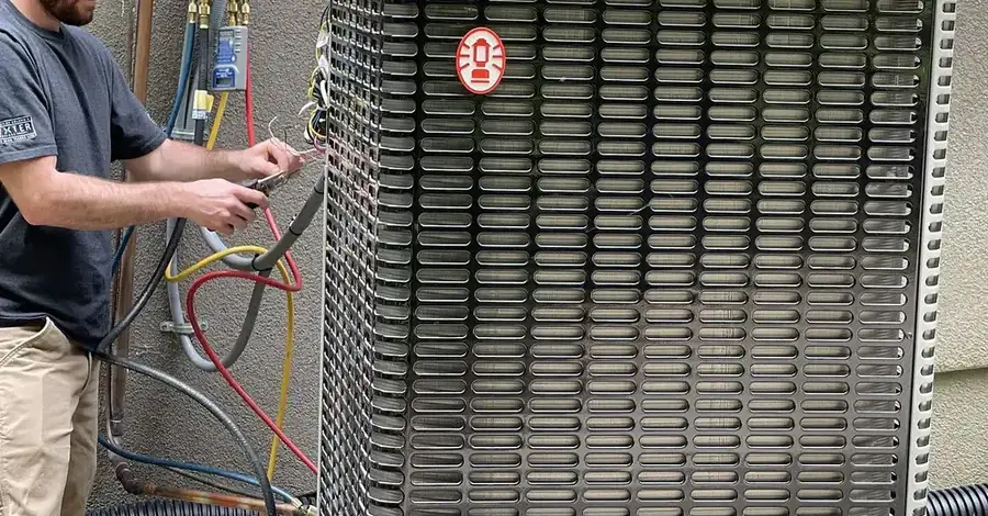 Instalación de un equipo de aerotermia